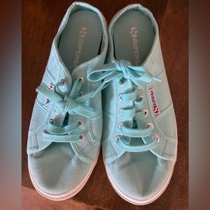 Superga Canvas Slip Ons Size 7.5